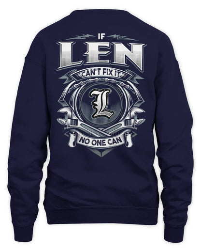 LEN AP81-K4-626 - Personalized Ahmed Quote Apparel “If Ahmed Can't Fix It, No One Can” - Unisex Sweatshirt - Navy