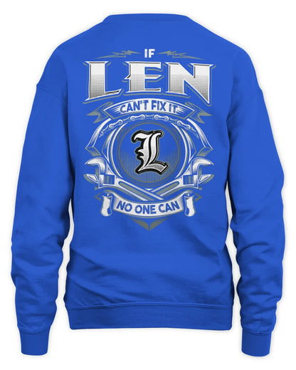 LEN AP81-K4-626 - Personalized Ahmed Quote Apparel “If Ahmed Can't Fix It, No One Can” - Unisex Sweatshirt - Royal