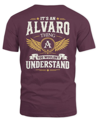 ALVARO KT06-M008 It’s a [NAME] Thing – You Wouldn’t Understand | Personalized Vintage T-Shirt - Unisex Standard T-Shirt - Maroon