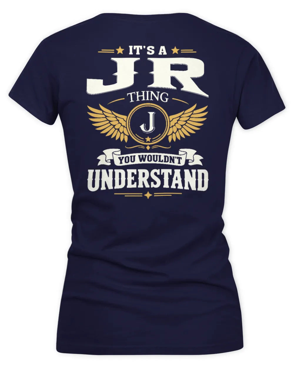 JR KT06-M008 It’s a [NAME] Thing – You Wouldn’t Understand | Personalized Vintage T-Shirt - Women's V-Neck T-Shirt - Navy