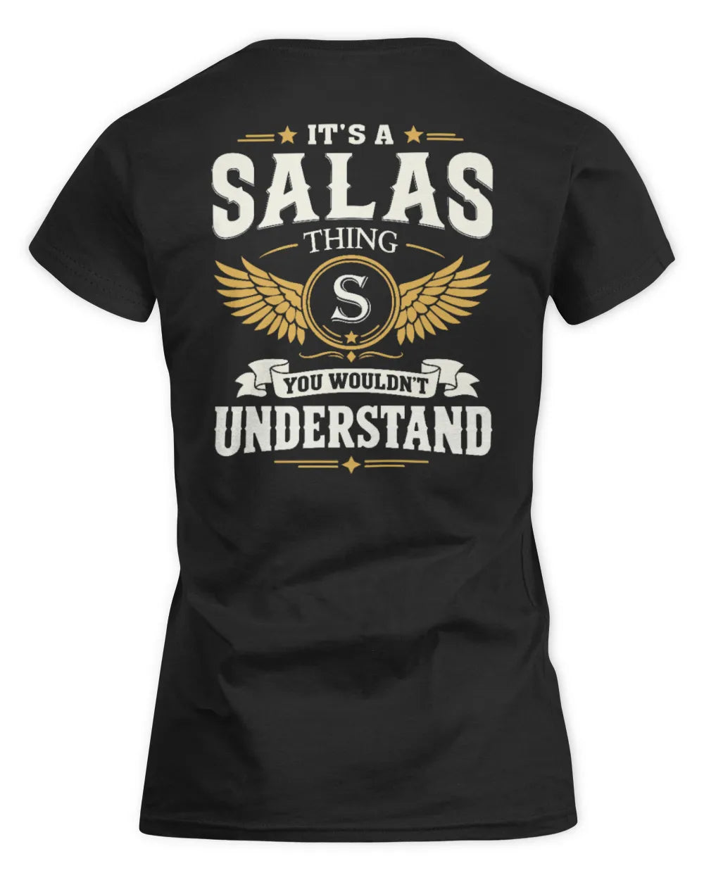 SALAS KT06-M008 It’s a [NAME] Thing – You Wouldn’t Understand | Personalized Vintage T-Shirt - Women's Standard T-Shirt - Black