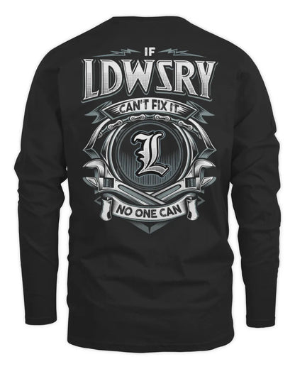 LDWSRY AP81-K4-626 - Personalized Ahmed Quote Apparel “If Ahmed Can't Fix It, No One Can” - Men's Long Sleeved T-Shirt - Black