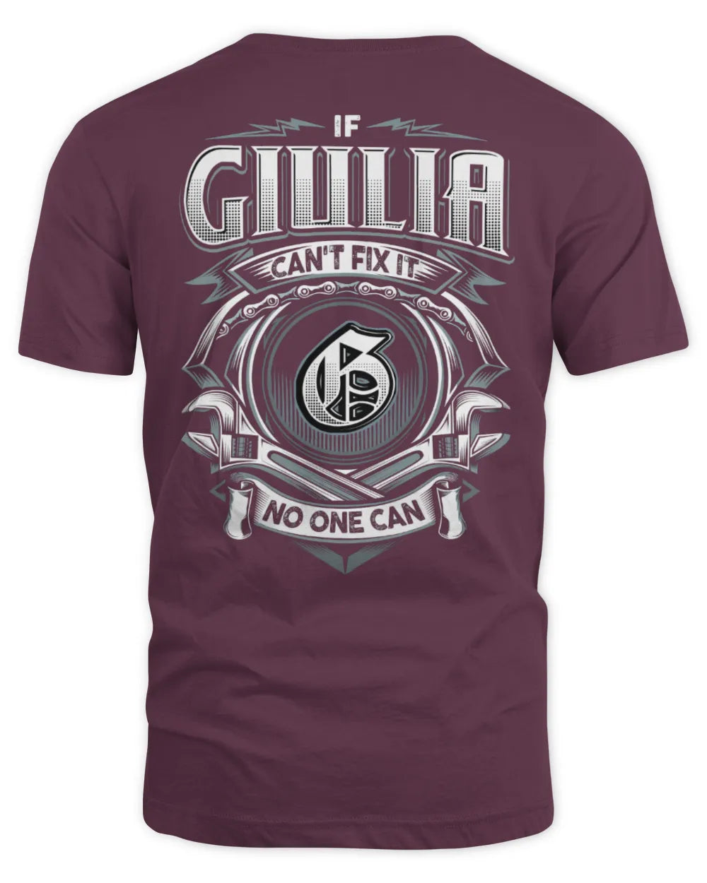 GIULIA AP81-K4-626 - Personalized Ahmed Quote Apparel “If Ahmed Can't Fix It, No One Can” - Unisex Standard T-Shirt - Maroon