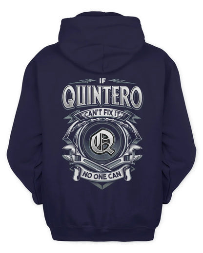 QUINTERO AP81-K4-626 - Personalized Ahmed Quote Apparel “If Ahmed Can't Fix It, No One Can” - Unisex Hoodie - Navy