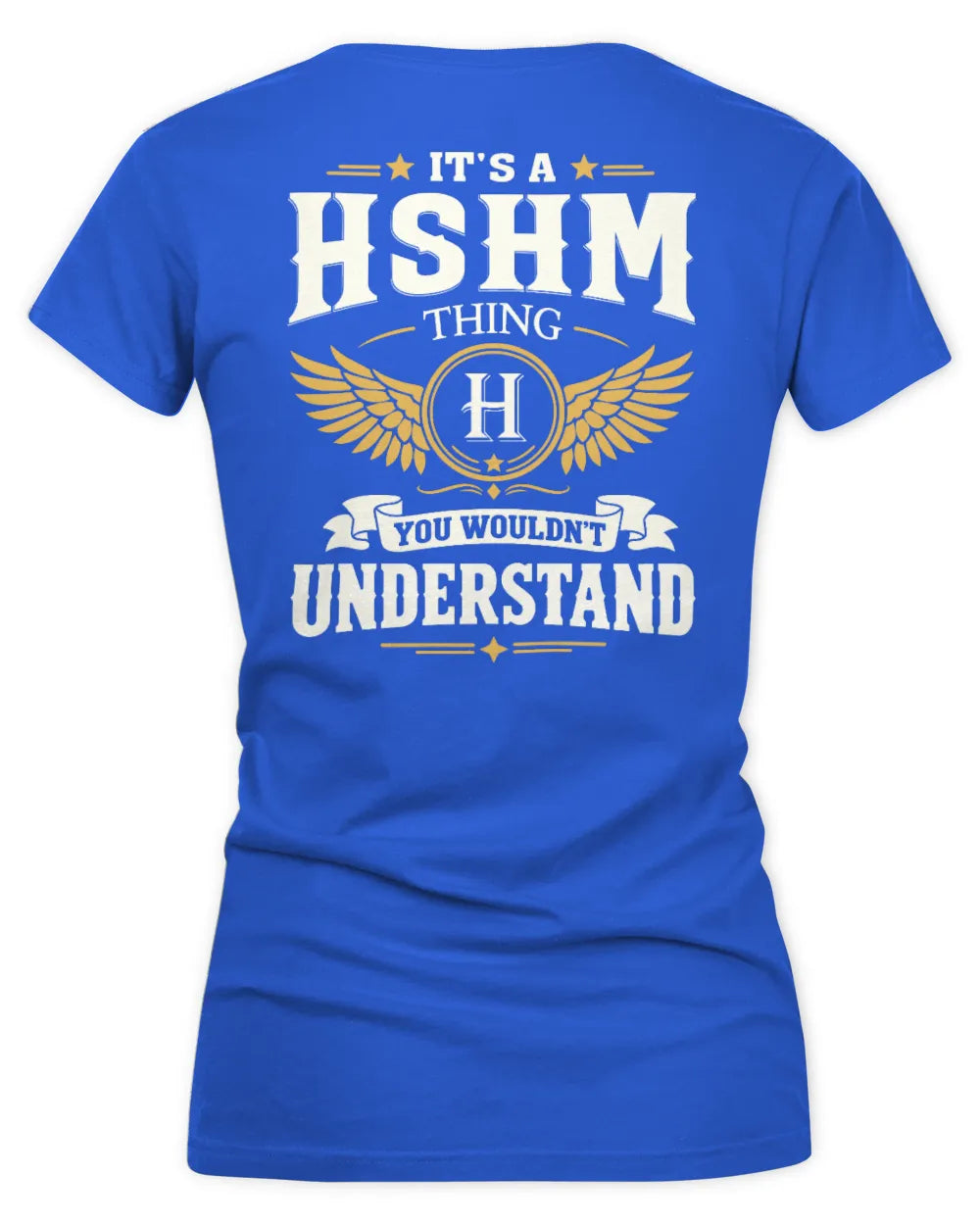 HSHM KT06-M008 It’s a [NAME] Thing – You Wouldn’t Understand | Personalized Vintage T-Shirt - Women's V-Neck T-Shirt - Royal