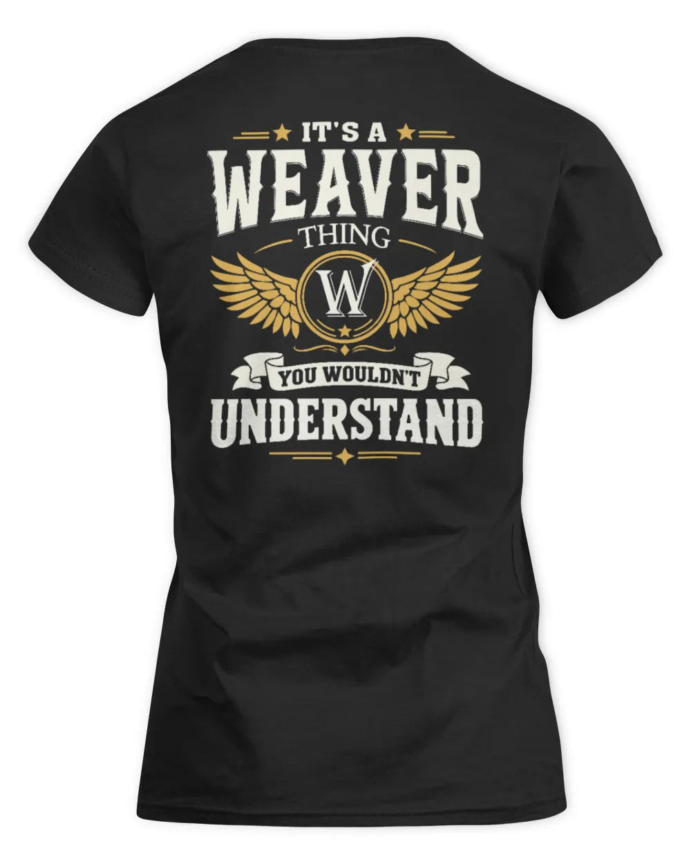 WEAVER KT06-M008 It’s a [NAME] Thing – You Wouldn’t Understand | Personalized Vintage T-Shirt - Women's Standard T-Shirt - Black