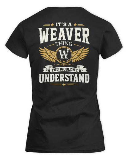 WEAVER KT06-M008 It’s a [NAME] Thing – You Wouldn’t Understand | Personalized Vintage T-Shirt - Women's Standard T-Shirt - Black