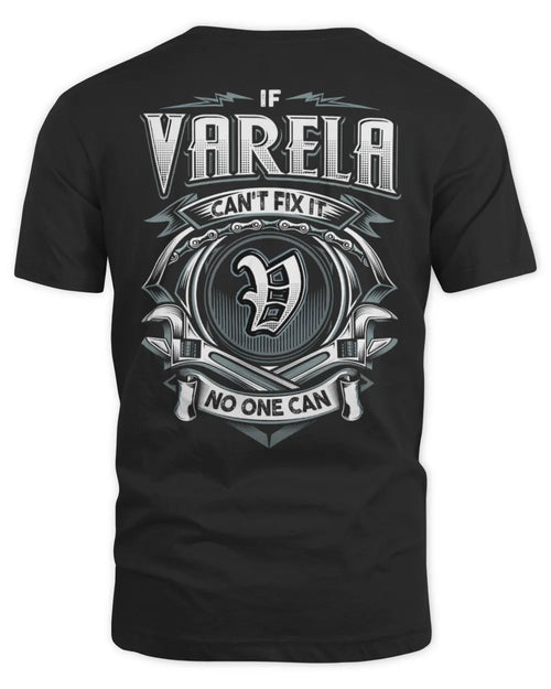 VARELA AP81-K4-626 - Personalized Ahmed Quote Apparel “If Ahmed Can't Fix It, No One Can” - Unisex Standard T-Shirt - Black