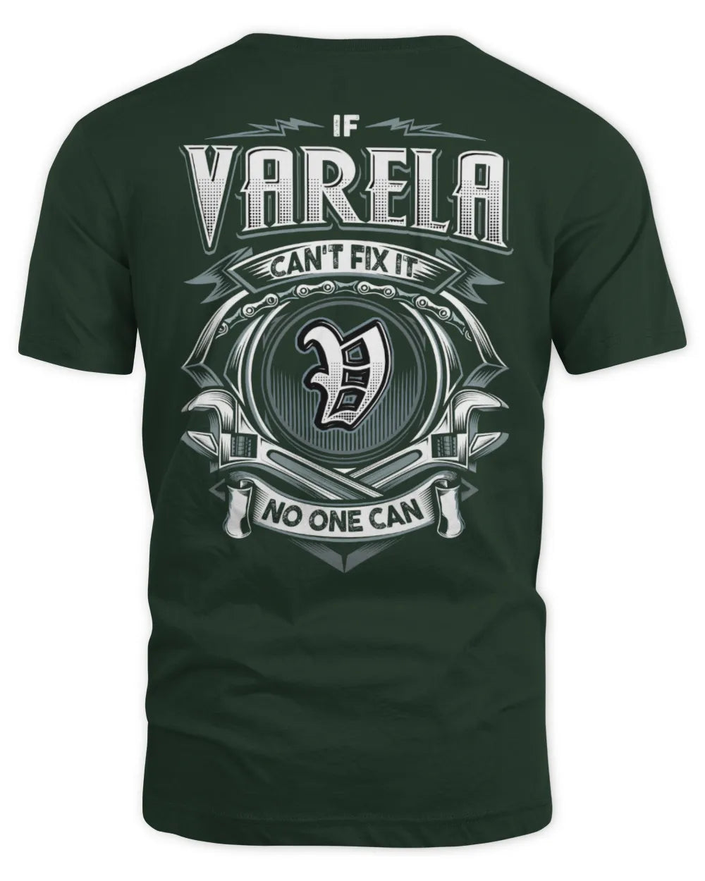 VARELA AP81-K4-626 - Personalized Ahmed Quote Apparel “If Ahmed Can't Fix It, No One Can” - Unisex Standard T-Shirt - Forest Green