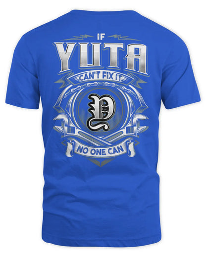 YUTA AP81-K4-626 - Personalized Ahmed Quote Apparel “If Ahmed Can't Fix It, No One Can” - Unisex Standard T-Shirt - Royal