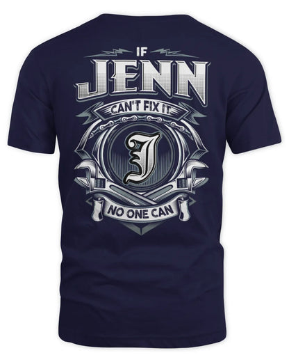 JENN AP81-K4-626 - Personalized Ahmed Quote Apparel “If Ahmed Can't Fix It, No One Can” - Unisex Standard T-Shirt - Navy