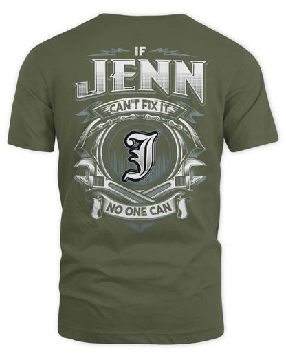 JENN AP81-K4-626 - Personalized Ahmed Quote Apparel “If Ahmed Can't Fix It, No One Can” - Unisex Standard T-Shirt - Military Green