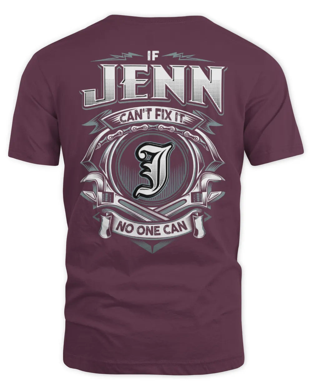 JENN AP81-K4-626 - Personalized Ahmed Quote Apparel “If Ahmed Can't Fix It, No One Can” - Unisex Standard T-Shirt - Maroon