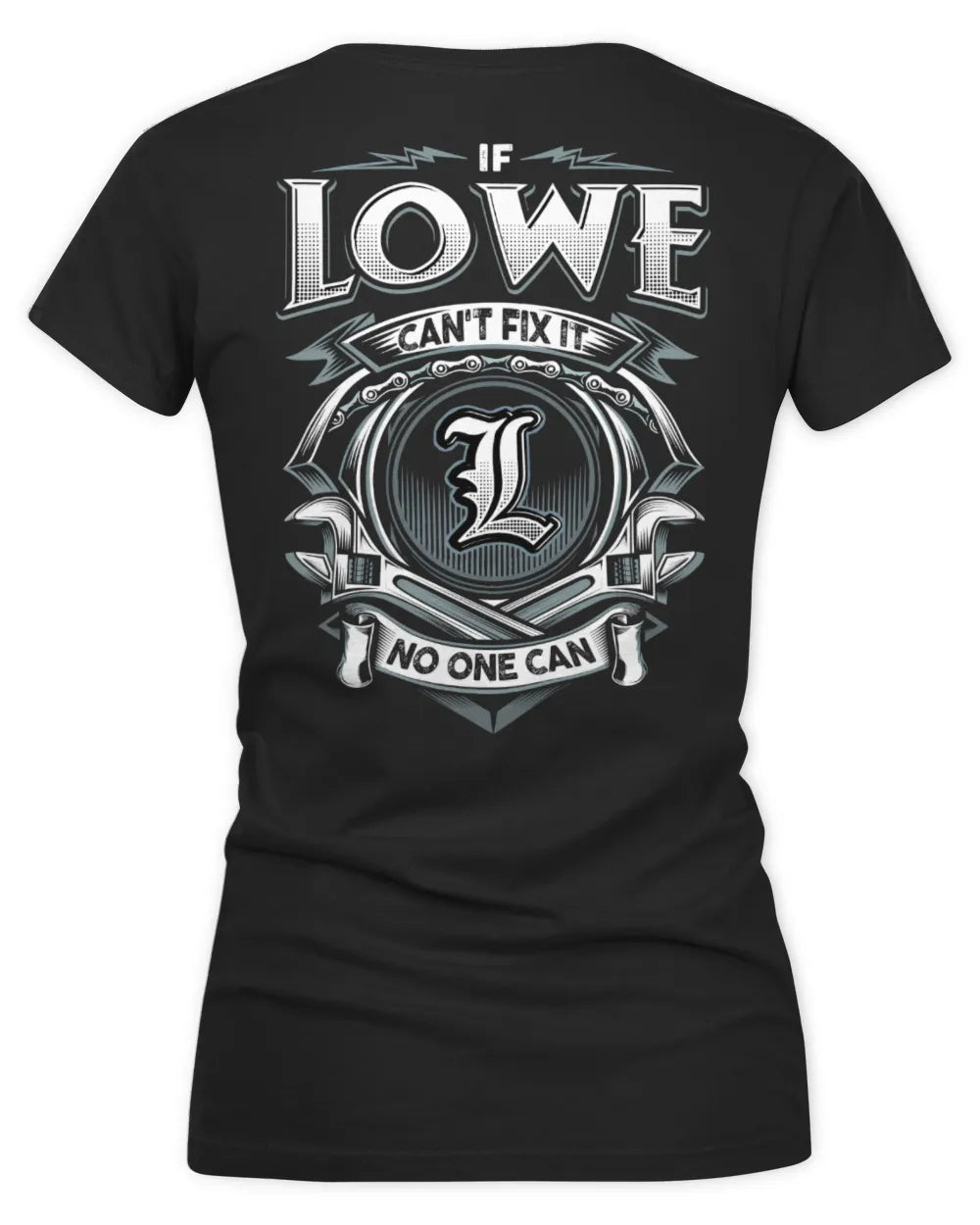LOWE AP81-K4-626 - Personalized Ahmed Quote Apparel “If Ahmed Can't Fix It, No One Can” - Women's V-Neck T-Shirt - Black