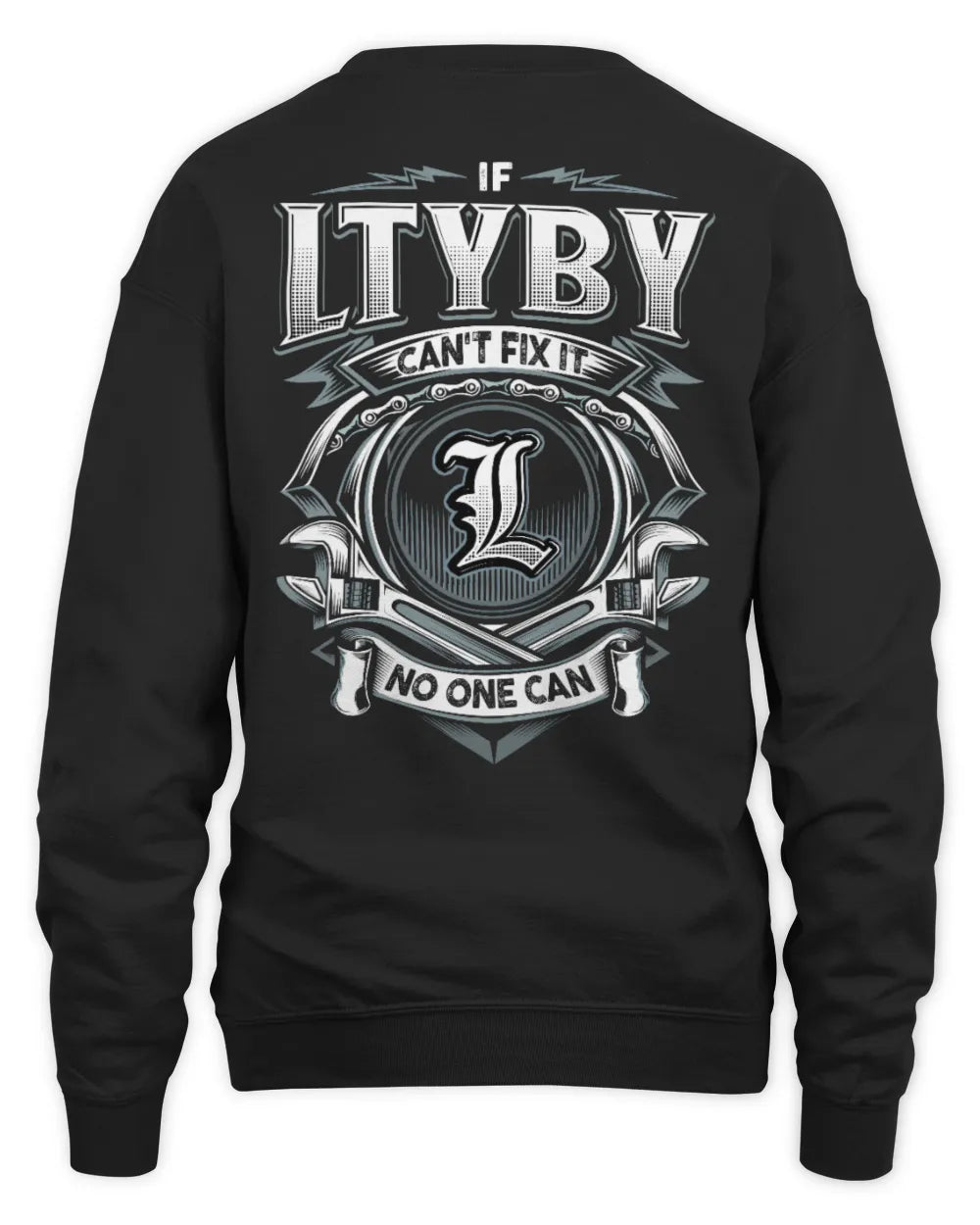 LTYBY AP81-K4-626 - Personalized Ahmed Quote Apparel “If Ahmed Can't Fix It, No One Can” - Unisex Sweatshirt - Black