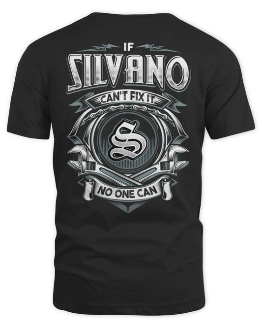 SILVANO AP81-K4-626 - Personalized Ahmed Quote Apparel “If Ahmed Can't Fix It, No One Can” - Unisex Standard T-Shirt - Black