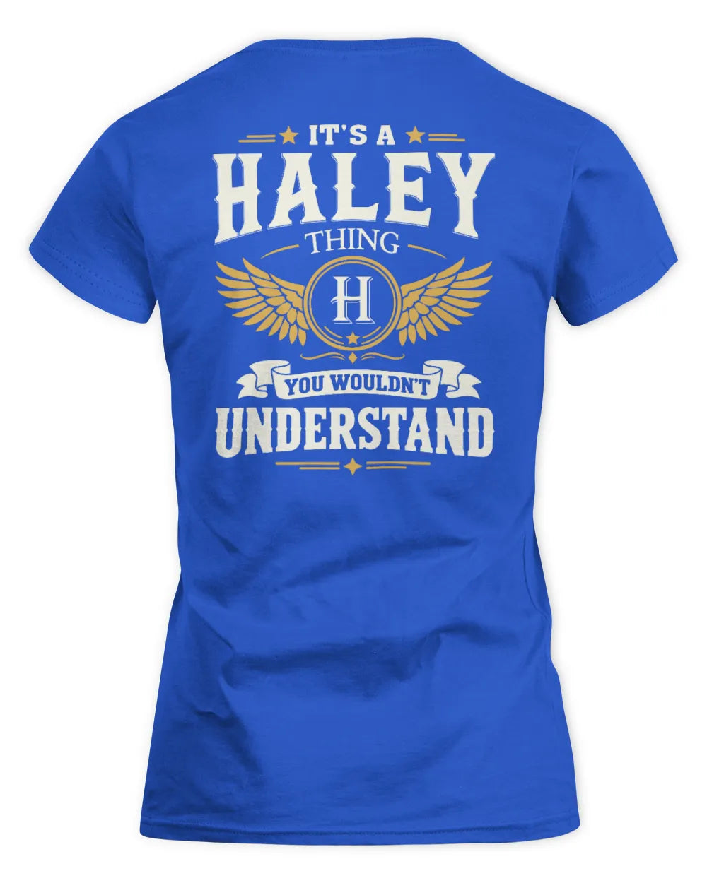 HALEY KT06-M008 It’s a [NAME] Thing – You Wouldn’t Understand | Personalized Vintage T-Shirt - Women's Standard T-Shirt - Royal