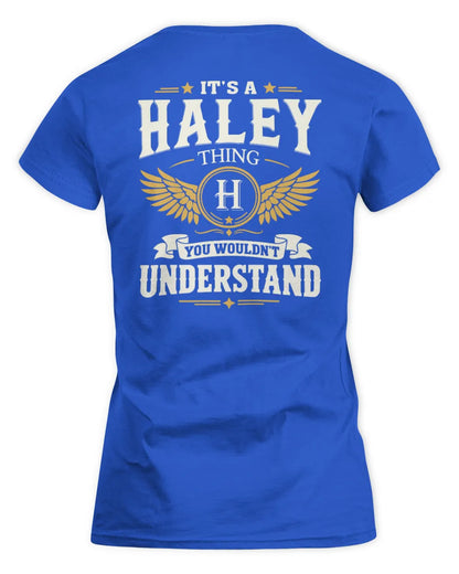HALEY KT06-M008 It’s a [NAME] Thing – You Wouldn’t Understand | Personalized Vintage T-Shirt - Women's Standard T-Shirt - Royal
