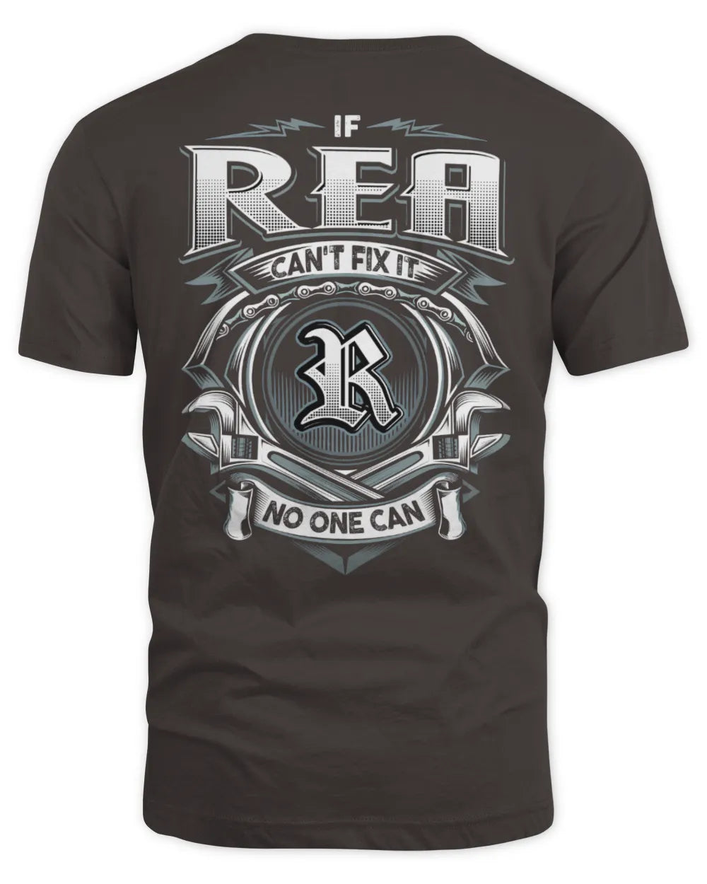 REA AP81-K4-626 - Personalized Ahmed Quote Apparel “If Ahmed Can't Fix It, No One Can” - Unisex Standard T-Shirt - Dark Chocolate