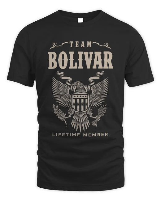 BOLIVAR TP06-K82 – Personalized Classic Style Apparel “Team NAME Lifetime Member”