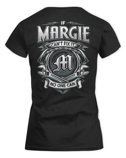 MARGIE AP81-K4-626 - Personalized Ahmed Quote Apparel “If Ahmed Can't Fix It, No One Can” - Women's Standard T-Shirt - Black