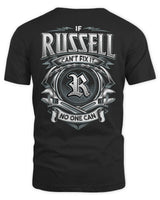 RUSSELL AP81-K4-626 - Personalized Ahmed Quote Apparel “If Ahmed Can't Fix It, No One Can” - Unisex Standard T-Shirt - Black