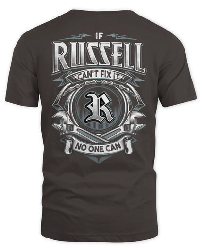 RUSSELL AP81-K4-626 - Personalized Ahmed Quote Apparel “If Ahmed Can't Fix It, No One Can” - Unisex Standard T-Shirt - Dark Chocolate