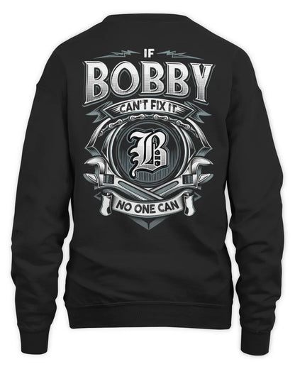 BOBBY AP81-K4-626 - Personalized Ahmed Quote Apparel “If Ahmed Can't Fix It, No One Can” - Unisex Sweatshirt - Black