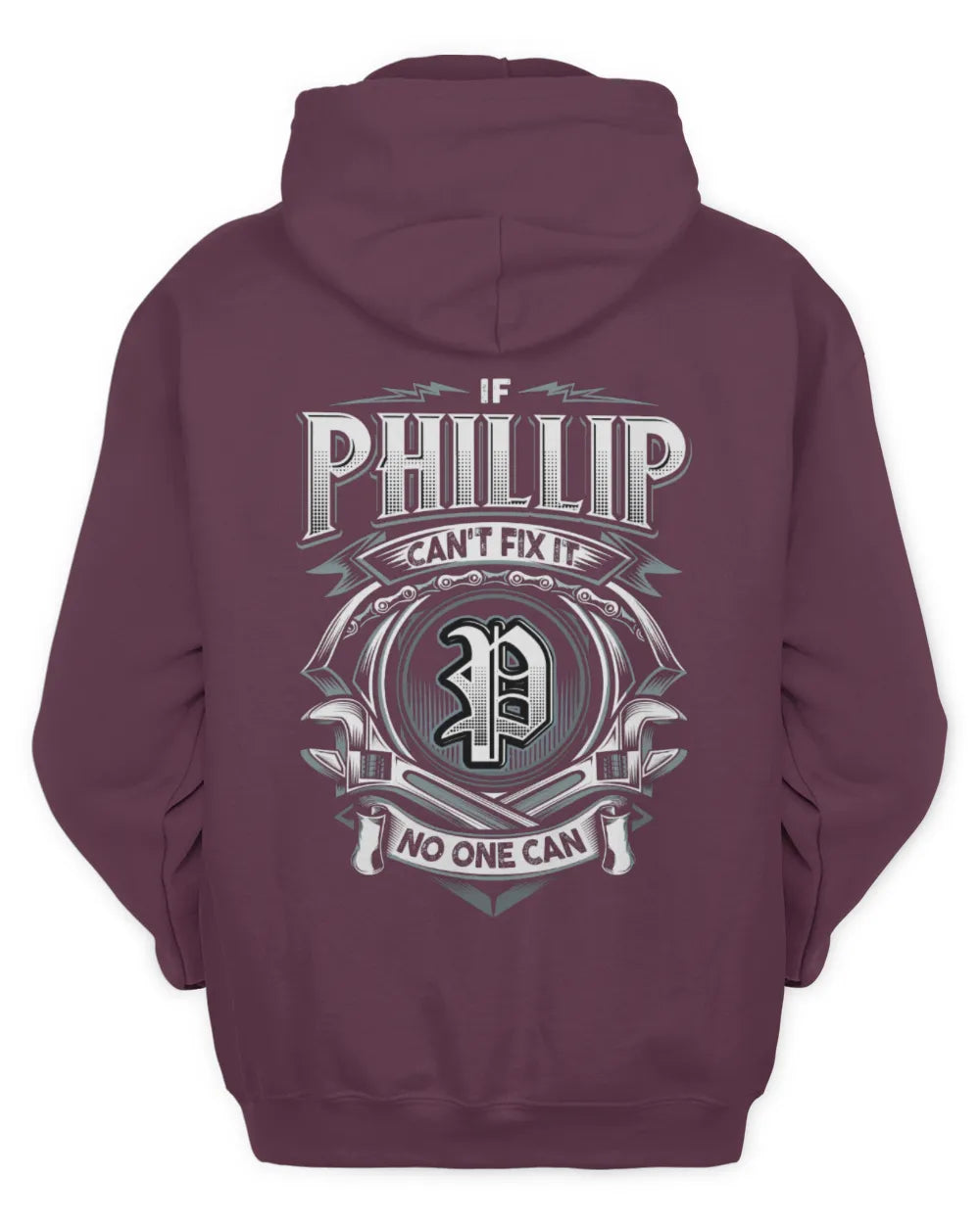 PHILLIP AP81-K4-626 - Personalized Ahmed Quote Apparel “If Ahmed Can't Fix It, No One Can” - Unisex Hoodie - Maroon