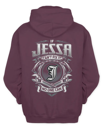 JESSA AP81-K4-626 - Personalized Ahmed Quote Apparel “If Ahmed Can't Fix It, No One Can” - Unisex Hoodie - Maroon