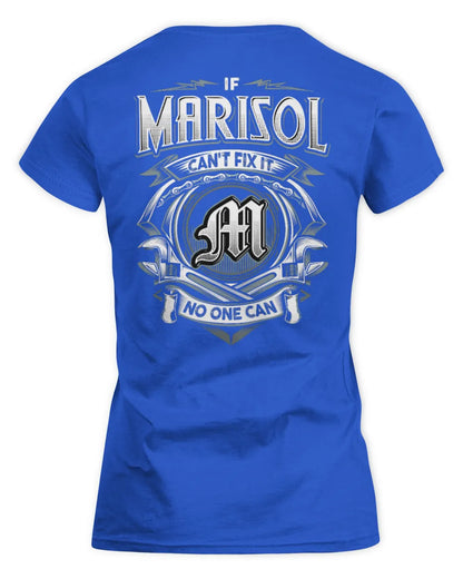 MARISOL AP81-K4-626 - Personalized Ahmed Quote Apparel “If Ahmed Can't Fix It, No One Can” - Women's Standard T-Shirt - Royal