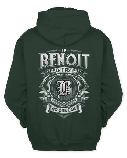 BENOIT AP81-K4-626 - Personalized Ahmed Quote Apparel “If Ahmed Can't Fix It, No One Can” - Unisex Hoodie - Forest Green