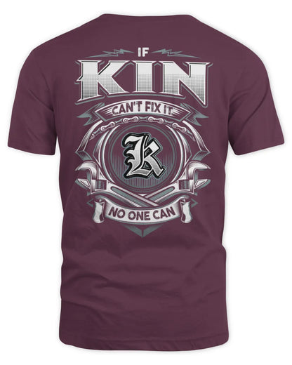 KIN AP81-K4-626 - Personalized Ahmed Quote Apparel “If Ahmed Can't Fix It, No One Can” - Unisex Standard T-Shirt - Maroon