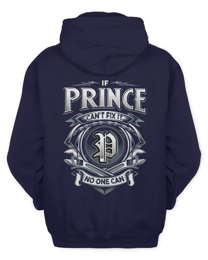 PRINCE AP81-K4-626 - Personalized Ahmed Quote Apparel “If Ahmed Can't Fix It, No One Can” - Unisex Hoodie - Navy