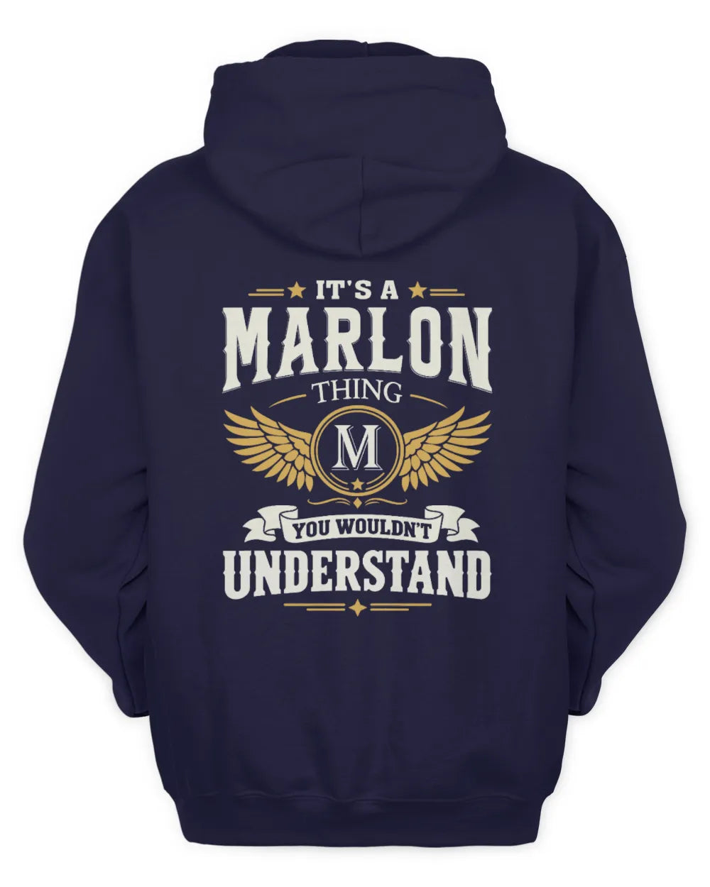 MARLON KT06-M008 It’s a [NAME] Thing – You Wouldn’t Understand | Personalized Vintage T-Shirt - Unisex Hoodie - Navy