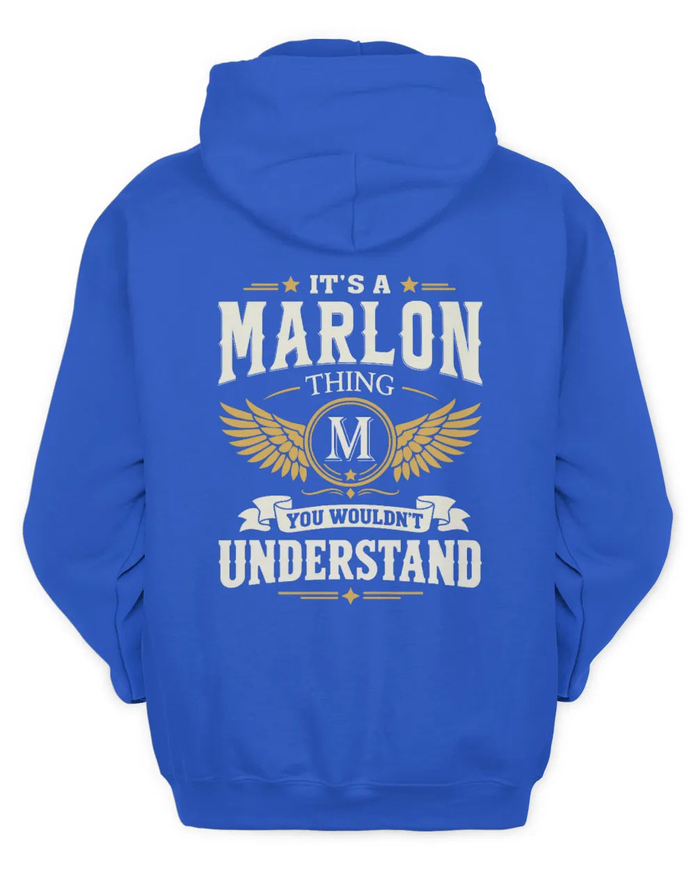 MARLON KT06-M008 It’s a [NAME] Thing – You Wouldn’t Understand | Personalized Vintage T-Shirt - Unisex Hoodie - Royal