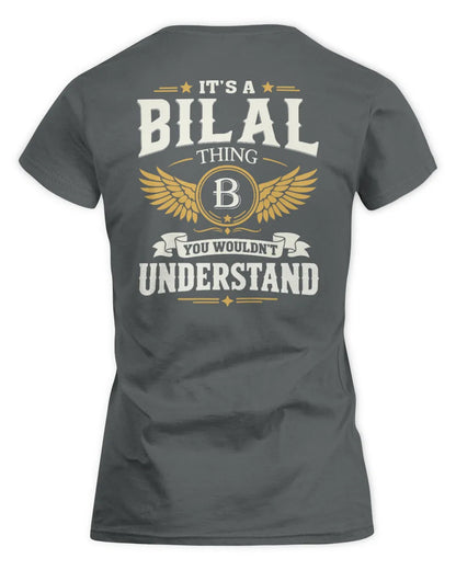 BILAL KT06-M008 It’s a [NAME] Thing – You Wouldn’t Understand | Personalized Vintage T-Shirt - Women's Standard T-Shirt - Charcoal