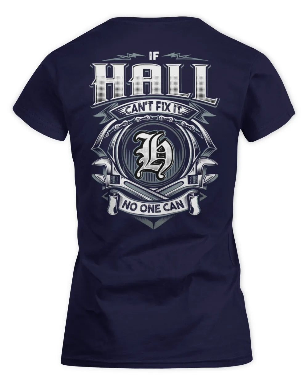 HALL AP81-K4-626 - Personalized Ahmed Quote Apparel “If Ahmed Can't Fix It, No One Can” - Women's Standard T-Shirt - Navy