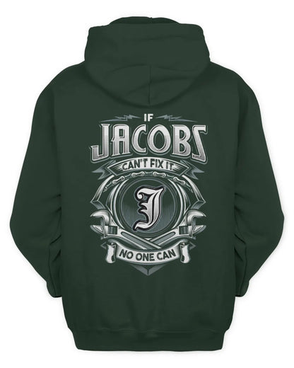 JACOBS AP81-K4-626 - Personalized Ahmed Quote Apparel “If Ahmed Can't Fix It, No One Can” - Unisex Hoodie - Forest Green