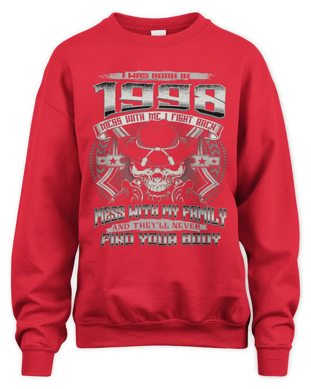 1998 HH89-K2 – Protective Family Quote T-Shirt - Unisex Sweatshirt - Red