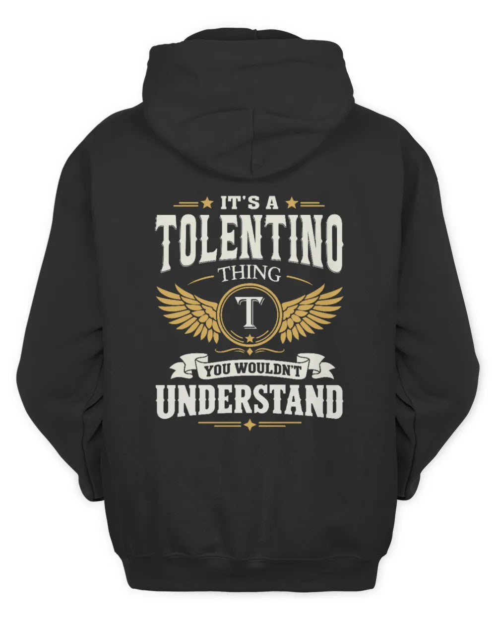 TOLENTINO KT06-M008 It’s a [NAME] Thing – You Wouldn’t Understand | Personalized Vintage T-Shirt - Unisex Hoodie - Black