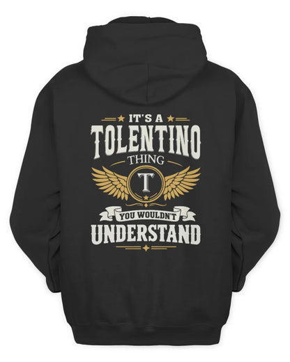 TOLENTINO KT06-M008 It’s a [NAME] Thing – You Wouldn’t Understand | Personalized Vintage T-Shirt - Unisex Hoodie - Black