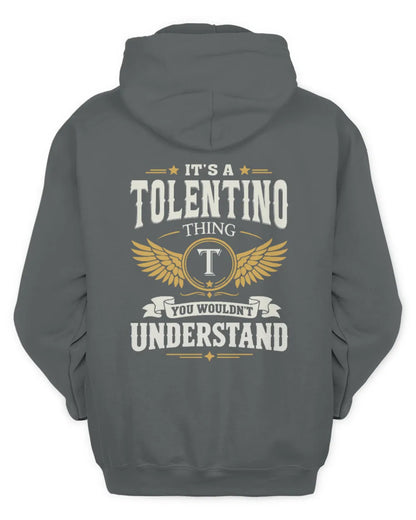 TOLENTINO KT06-M008 It’s a [NAME] Thing – You Wouldn’t Understand | Personalized Vintage T-Shirt - Unisex Hoodie - Charcoal
