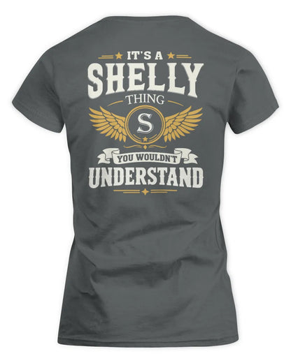 SHELLY KT06-M008 It’s a [NAME] Thing – You Wouldn’t Understand | Personalized Vintage T-Shirt - Women's Standard T-Shirt - Charcoal