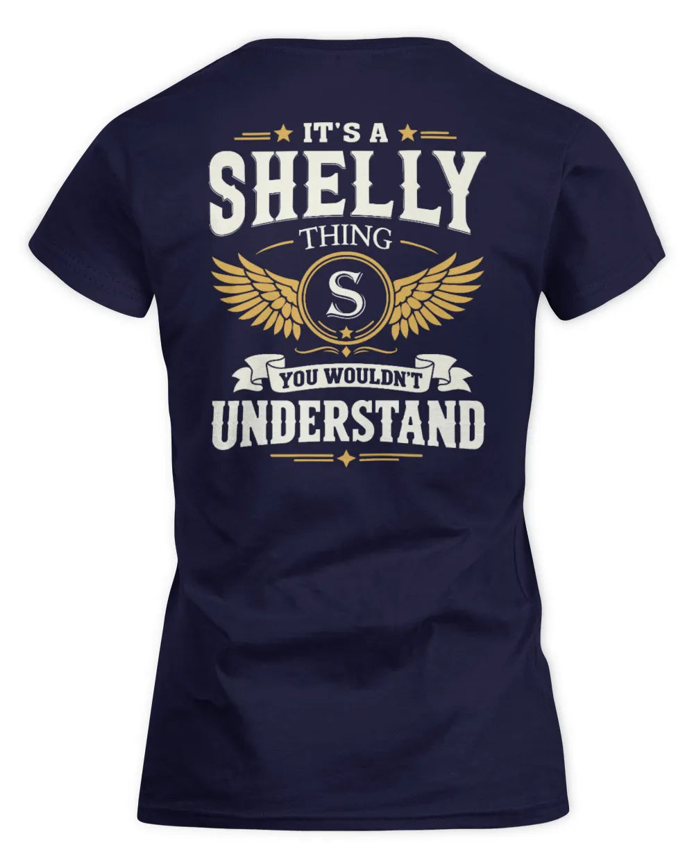 SHELLY KT06-M008 It’s a [NAME] Thing – You Wouldn’t Understand | Personalized Vintage T-Shirt - Women's Standard T-Shirt - Navy