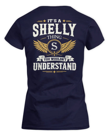 SHELLY KT06-M008 It’s a [NAME] Thing – You Wouldn’t Understand | Personalized Vintage T-Shirt - Women's Standard T-Shirt - Navy