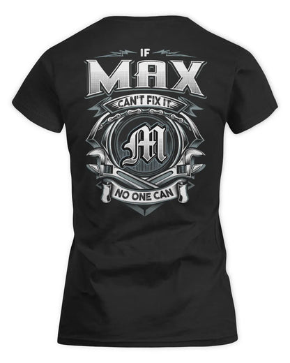 MAX AP81-K4-626 - Personalized Ahmed Quote Apparel “If Ahmed Can't Fix It, No One Can” - Women's Standard T-Shirt - Black