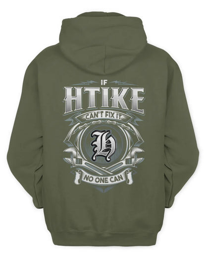 HTIKE AP81-K4-626 - Personalized Ahmed Quote Apparel “If Ahmed Can't Fix It, No One Can” - Unisex Hoodie - Military Green