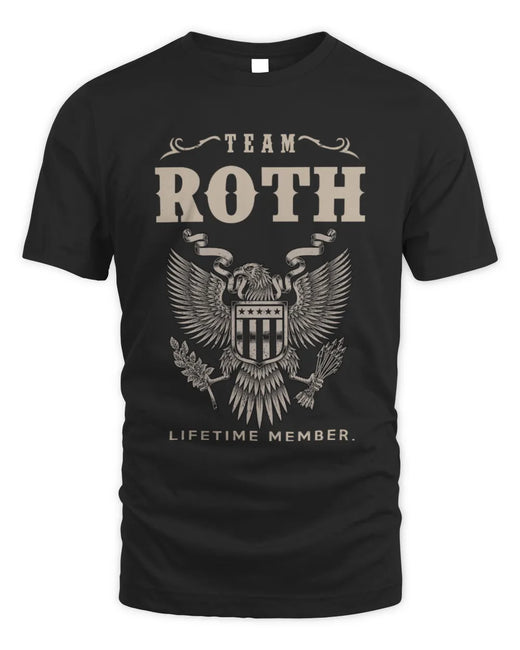 ROTH TP06-K82 – Personalized Classic Style Apparel “Team NAME Lifetime Member”