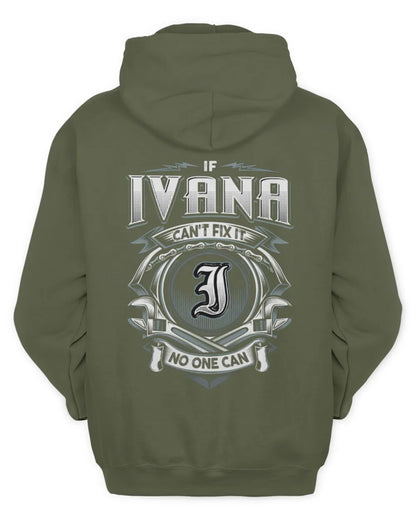 IVANA AP81-K4-626 - Personalized Ahmed Quote Apparel “If Ahmed Can't Fix It, No One Can” - Unisex Hoodie - Military Green
